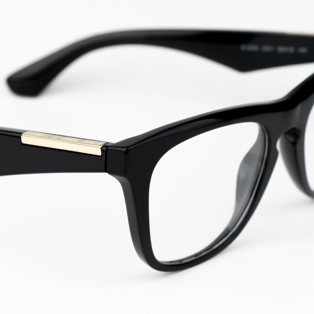 NEW Burberry BE2409 3001 Black Square Unisex Eyeglasses BE 2409 - Picture 7 of 10